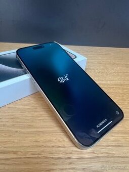 Predám iPhone 15 PRO MAX 256GB, TOP stav, VOLNY,