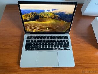 Macbook Air M1 13" 2020, 8gb, 256gb, Silver, SK