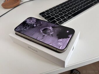 Predám iPhone 15 PRO Natural Titanium 128GB - stav nového
