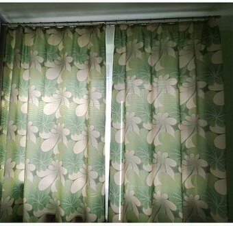 Krásne zelené zavesy