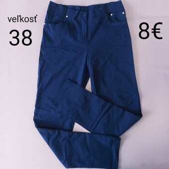 Dámske nohavice rôzne veľkosti M L
