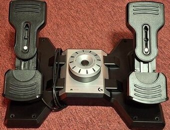 Predám Logitech G Saitek Pro Flight Rudder Pedals