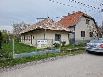 Na predaj rodinný dom aj s väčším pozemkom obec Bystričany