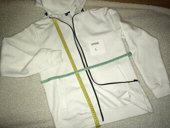 Zdravotnícka mikina biela, veľ. L