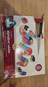 Drevene vzdelavacie puzzle pismenkovy had