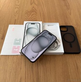 iPhone 15 128 gb Black - komplet príslušenstvo, záruka