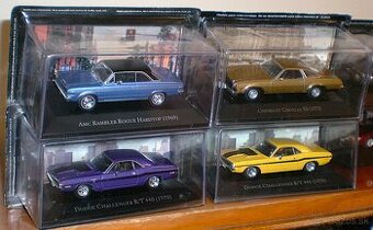AMC,DODGE,CHEVROLET, AMERICAN CARS, 1:43 , ALTAYA,DE AGOSTI.