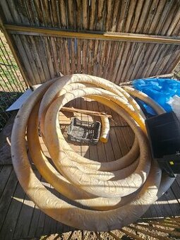 Drenážna rúra obalená geotextíliou