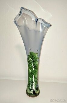Sklenená váza 32 cm