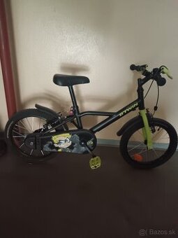 Detský bicykel BTWIN 500 Dark Hero 16 palc.