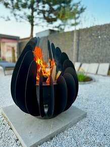 Záhradné ohnisko -  Unikátny tvar - Tulipán - 1