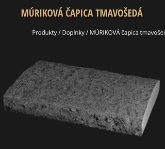 MÚRIKOVÁ ČAPICA TMAVOŠEDÁ-ANTRACIT