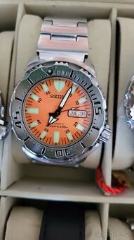 Predám 2KS SEIKO MONSTER orange I,II,gen.