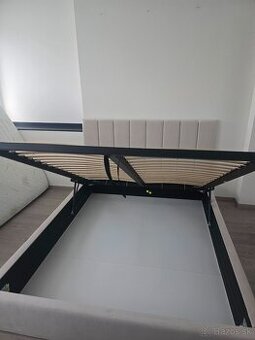 Manželská posteľ Denver s vysokým čelom 160x200