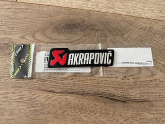 🔥 Akrapovič nálepka na výfuk – sticker / samolepka