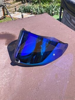 Plexi na prilbu KYT R2R blue