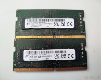 SODIMM DDR4 32GB /2x 16GB/ 3200MHz micron