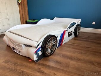 Detská posteľ auto športové pretekárske