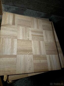 Parkety dubove mozaikove 12.5m2 50x50cm
