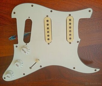 Pickguard,snímače,poťáky,3-pol.switch, Greco,Maya 70 roky