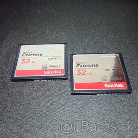 CF SanDisk 32gb Extreme - mám 8 kusov