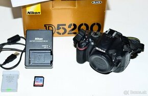 Nikon D5200 + příslušenství - 1