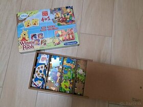 4v1 hra Macko Pooh + puzzle