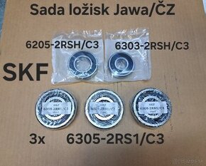 Sada ložisk SKF 1.trieda do motora Jawa/ČZ