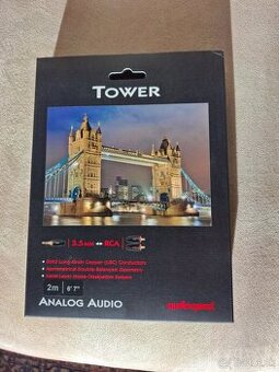 Audioquest Tower JR 1 x 3,5 mm JACK - 2 x RCA - 2m