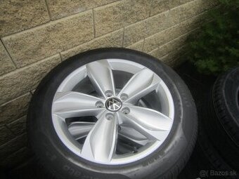 17" AL disky org. Passat najnovší model s let. pneu 215/55R