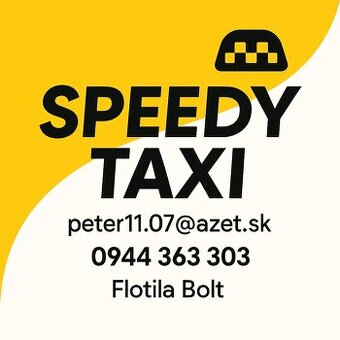 Hľadám vodiča do mojej flotily Bolt ( živnosť).