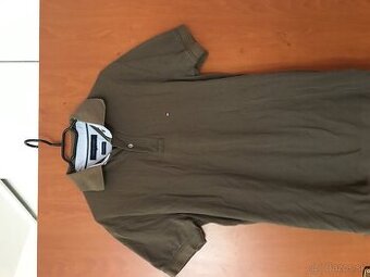 TOMMY HILFIGER originál vojenská/zelena polotricko L/XL