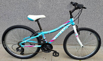 juniorský horský bicykel KELLYS KITTER s 24" kolesami