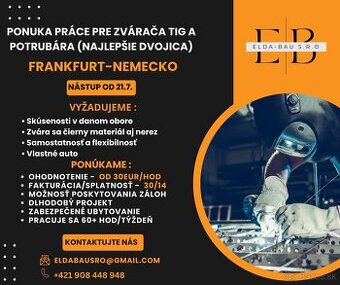 Zvarač TIG + Potrubár