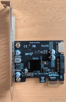 USB 3.2 Gen 2+1 karta (PCIe)