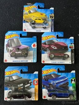 Hot wheels autíčka nove neotvorene 5 kusov (U)