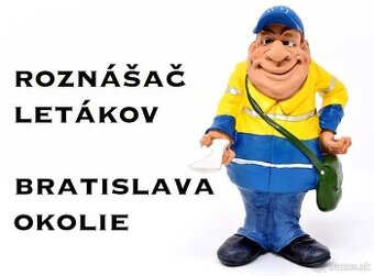 BRIGÁDNIK NA ROZNOS LETÁKOV Bratislava (okolie)