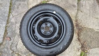 Plechový disk 4x100r15,z pneumatíkou 195/60/15, Opel