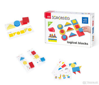 Montessori logická hra Dienes – úplne nová, nerozbalená