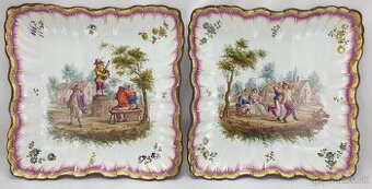 Kaštieĺne fajansové misy  - vyše 240 . ročné