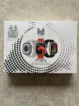 Smart hodinky Meta Watch Ultra Max 10.0 + Meta Pods Pro 3.0
