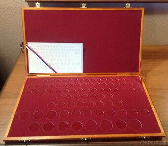 Predám kazetu na mince ČSR 1921 - 1938 obežné a pamätné stri