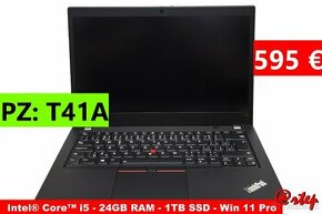 Notebook Lenovo ThinkPad - i5/24GB RAM/1TB SSD/ Win 11 Pro