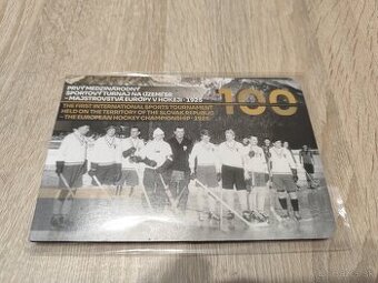 2euro coin card Majstrovstvá Európy v hokeji
