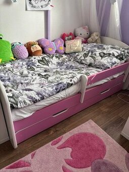 Nabytok do detskej izby dievcensky Happy Pink