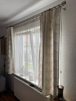 Závesy so zaclonou plus garnize