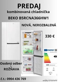 Kombinovaná chladnička BEKO B5RCNA366HW1