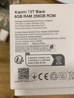 Predám xiaomi 13T black