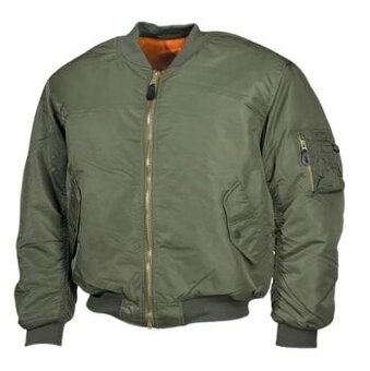 Bomber MFH MA1 pilot bunda, olivová