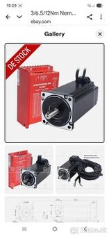 Nema 34 s driverom 12Nm